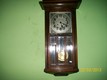 8-Day early 1900s 1/4 strike, oak wall clock. For sale, 395