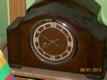 8-Day strike mantel clock, 1940's/50's, oak case. For sale, 120